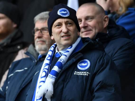 Brighton chairman Tony Bloom pictured at The Den. Picture by Mike Hewitt / Getty Images