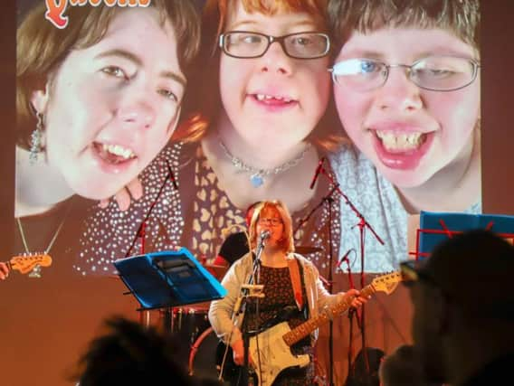 Dancing Rock Queens - Laura Malby guitar and vocals, Laura MacGowan keys and vocals, Gayle Driver drums,