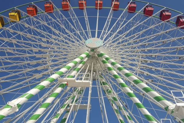 An impression of the wheel at Worthing seafront
