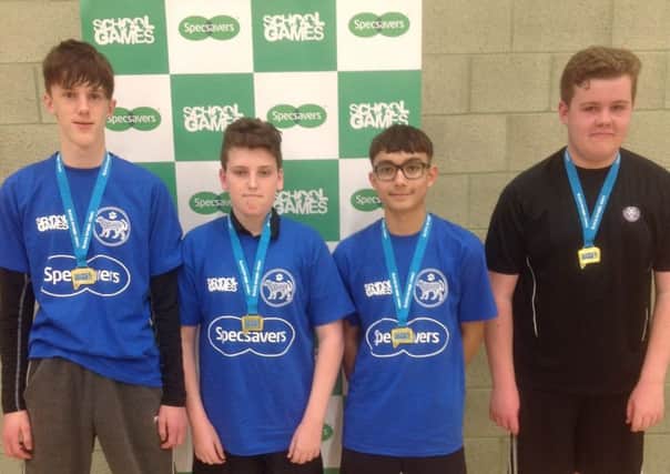 The St Leonards Academy's key stage four Sussex badminton champions