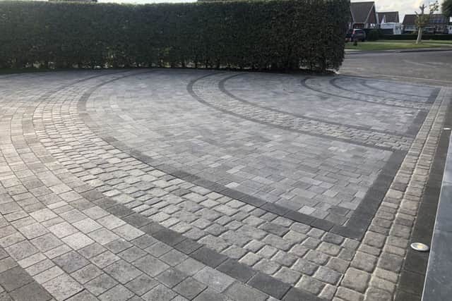 The award winning driveway in North Bersted by Minters Paving