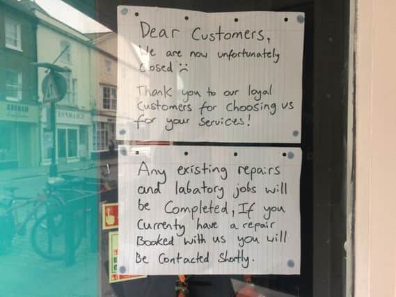 Phone Boss in East Street, Chichester, has closed down