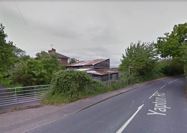 The former Middlton poultry farm off Yapton Road (photo from Google Maps Street View).