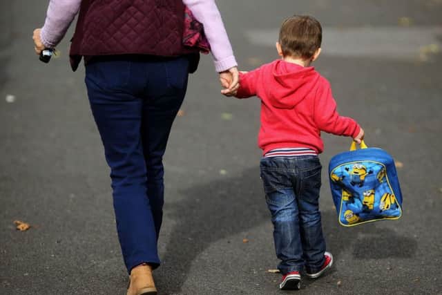 Across England, 52 per cent of babies were registered by parents who were married or in a same-sex civil partnerships