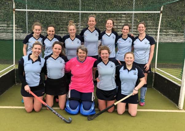The South Saxons Hockey Club ladies' first team which is on the cusp of clinching the Sussex Ladies' League Division One title