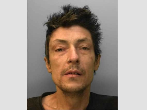 Kindler was jailed for affray and false imprisonment. Picture: Sussex Police