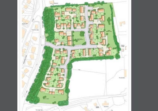 Proposed layout of new Ninfield development
