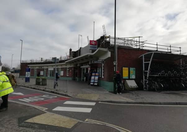Horsham station is undergoing works