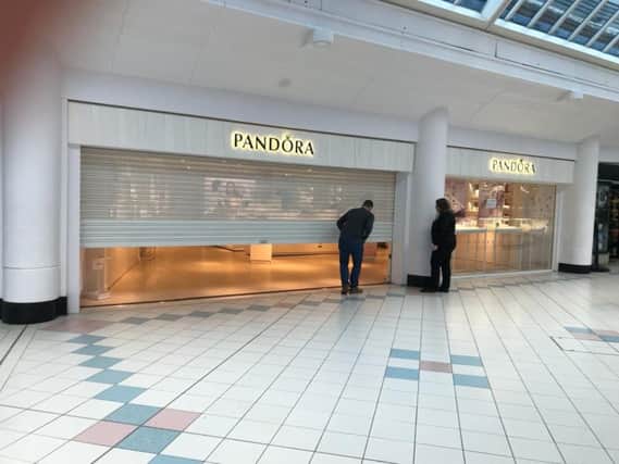 Pandora in Swan Walk, Horsham, was closed after  the raid, but re-opened for business the following day SUS-190322-145401001