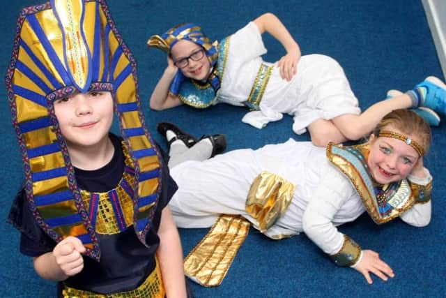 Ancient Egyptians Day at Glebe Primary School in Southwick. Photo by Derek Martin DM1931542a