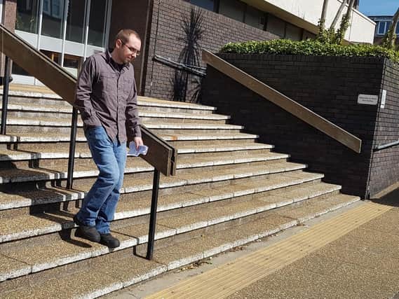 Sean Stillwell, pictured outside Hove Crown Court, was spared jail