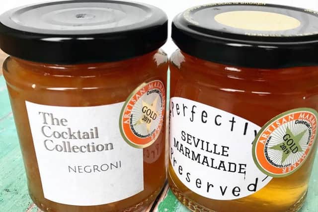 Jaki Morris, owner of Perfectly Preserved, won global golds for her Seville Marmalade and her Negroni, part of The Cocktail Collection