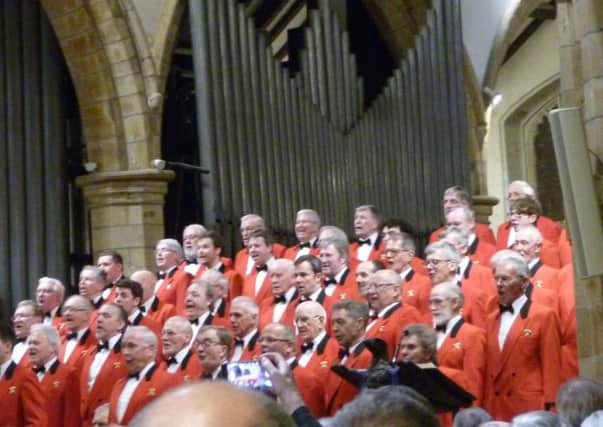 The London Welsh Male Voice Choir at St Mary's Church, Horsham