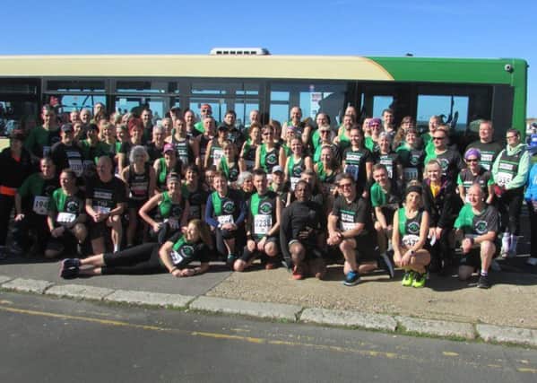 The Hastings Runners contingent at the Hastings Half Marathon