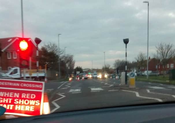Roadworks in Princes Road Eastbourne, photo by Claire Harris