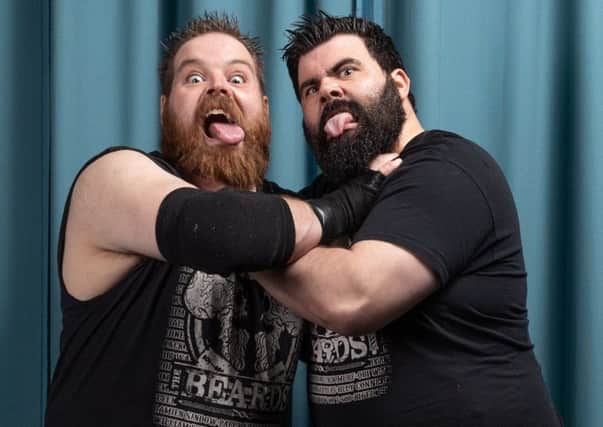 Karl Atlas and Maddog Sam Quinn make up the 40-stone tag team The Beards