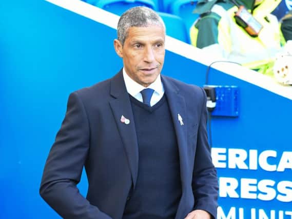 Brighton manager Chris Hughton. Picture by PW Sporting Photography