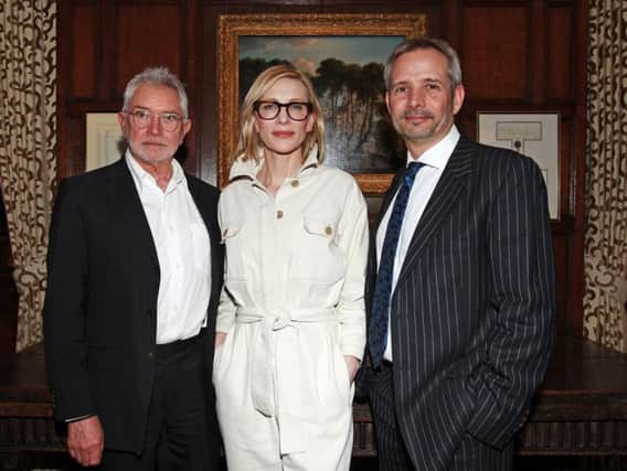 Martin Shaw, Cate Blanchett and Joe Harmston - photo by Marilyn Kingwill