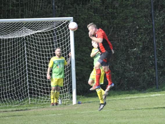 Krzysztof Paraficz scores the opener. Picture by Simon Newstead