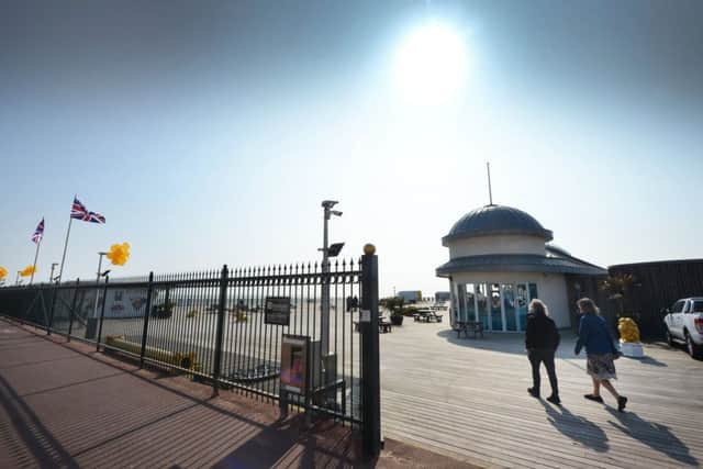 Hastings Pier reopened to the public on April 1