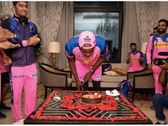 Jofra Archer's birthday is celebrated in the Royals camp