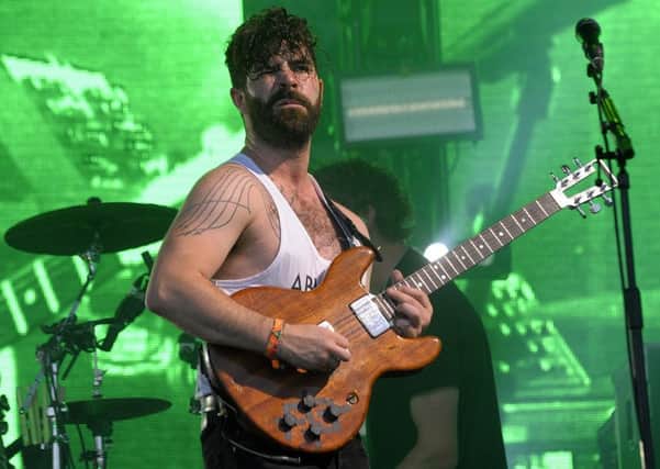 Yannis Philippakis of Foals.  Photo by ANDY BUCHANAN/AFP/Getty Images)