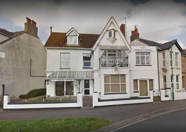 The Gables Hotel site in Crescent Road, Bognor Regis (photo from Google Maps Street View).