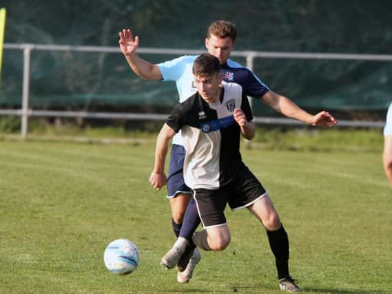 Bob Paine was left with contrasting emotions as East Preston drew 3-3 with ten-man AFC Uckfield Town in a highly entertaining game. All pictures by Derek Martin.