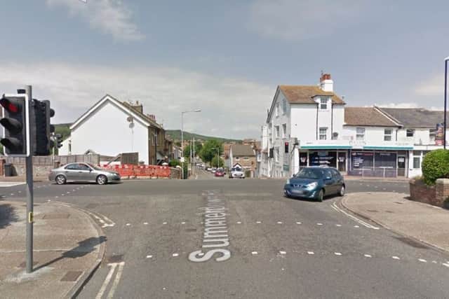 The junction of Victoria Drive, Summerdown Road, and East Dean Road in Eastbourne, from Google