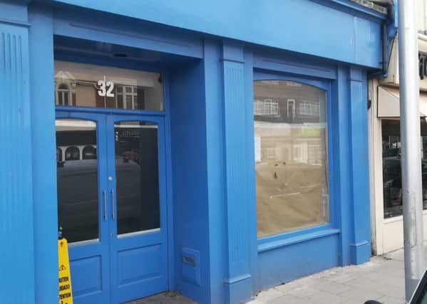 An empty shop in Cornfield Road where a new gallery is set to open