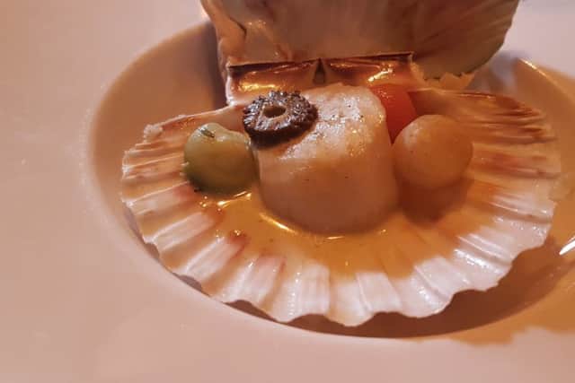 Orkney scallop at The Coal Shed