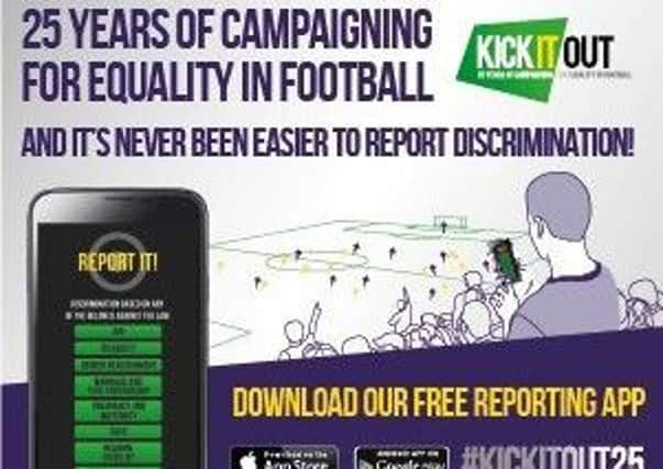 Kick It Out anti racism in football campaign SUS-190204-101201002