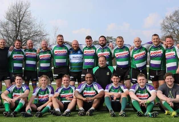 Bognor thirds at the Sussex Vase final / Picture by Peter Burgess