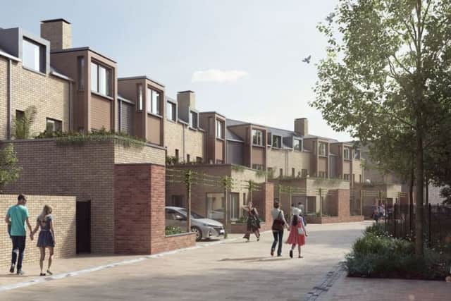 CGI of second and third phases of North Street Quarter development