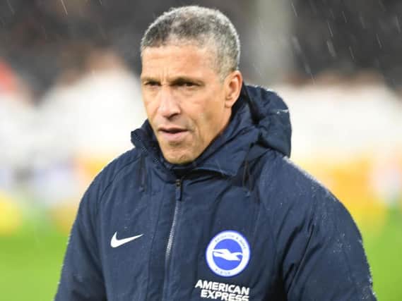 Brighton & Hove Albion boss Chris Hughton. Picture by PW Sporting Photography.