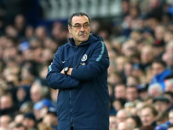 Chelsea boss Maurizio Sarri. Picture courtesy of Getty Images.