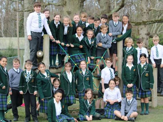 Year six pupils at Oakwood Primary School