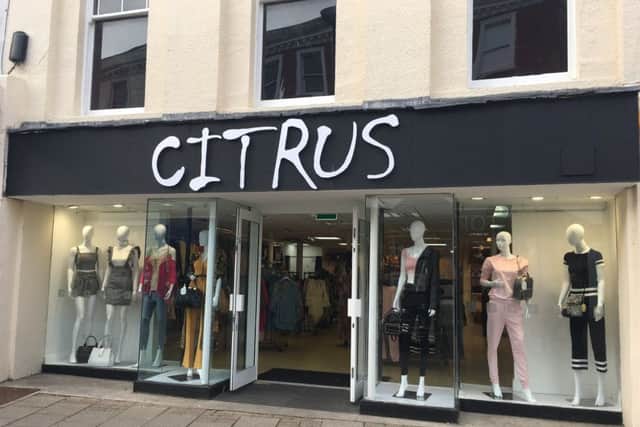 Worthing's new fashion retailer Citrus in Montague Street