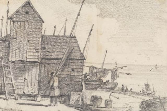 Hastings Beach, 7 October 1820, by Capt. Thomas Hastings
