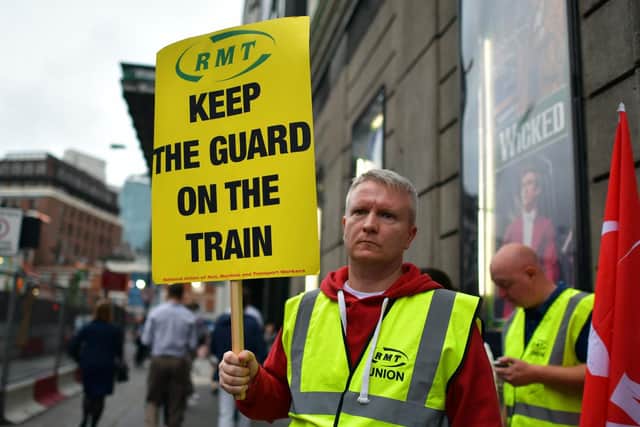 The RMT union has been in dispute with Southern Rail over driver-only operation for three years this month (Photo by Carl Court/Getty Images)