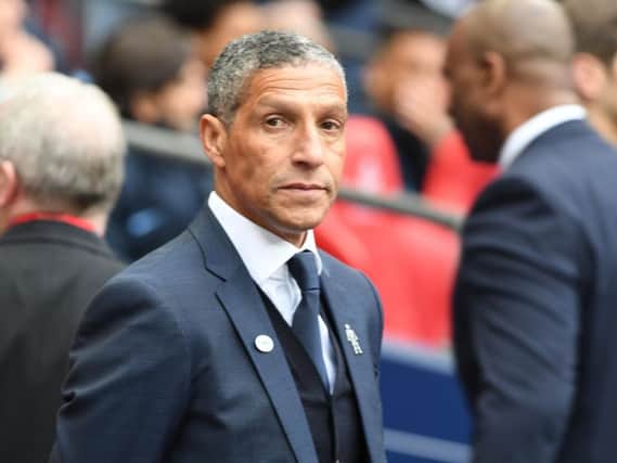 Brighton & Hove Albion boss Chris Hughton. Picture by PW Sporting Photography.