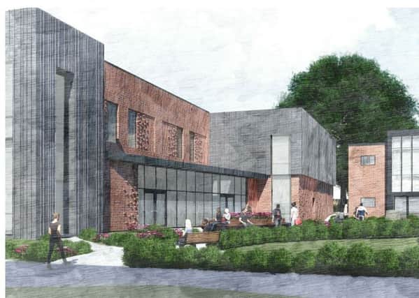 Plans for a two storey general teaching block at the College of Richard Collyer