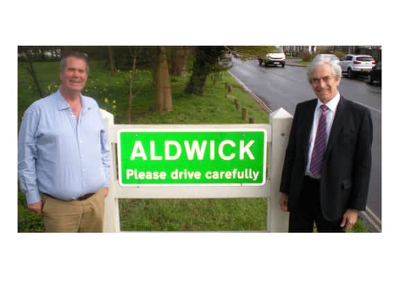 Tony Dixon and Hugh Coster in Aldwick