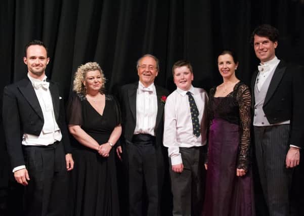 From left: Lawrence Olsworth-Peter (tenor), Sally Harrison (soprano), Robert Hammersley (conductor), George Rhodes (treble), Jane Haughton (alto) and Mike Christie (bass). Picture by Melvyn Walmsley