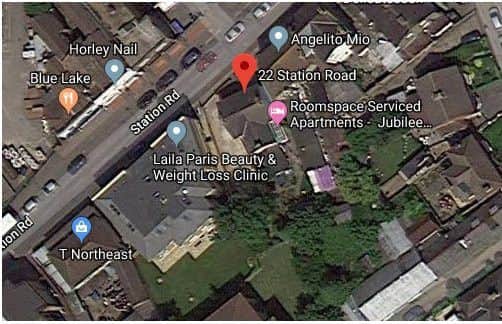 Land next to 22 Station Road, Horley,  is being sold. Picture: Google Maps