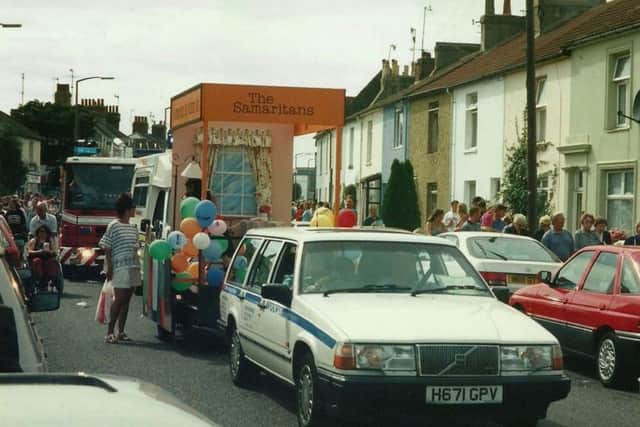 Flashback to the 'always at the end of the line' float, which appeared in the Worthing Carnival each year