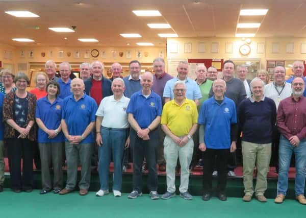 Rotarians from Senlac, Battle, Bexhill and Hastings who took part in the bowling challenge in memory of the late Stuart Earl.. SUS-191004-121717001
