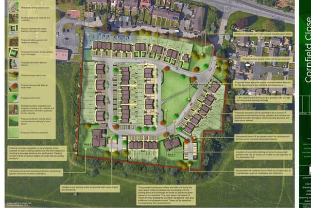 Proposed layout of the new development