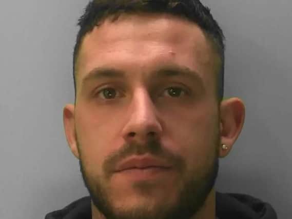 Tre John Bunby, a barber from Peacehaven, is wanted by police