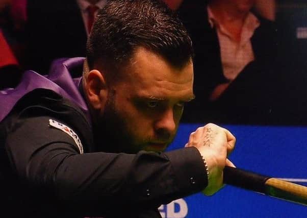 Bexhill snooker star Jimmy Robertson in action at last year's Betfred World Championship. Eurosport
